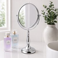 Vidos Vanity Reversible 7x Magnification Table Mirror - Silver