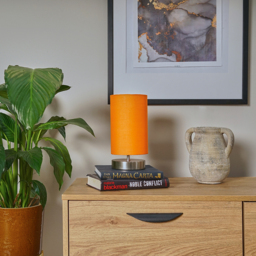 Francis Touch Table Lamps - Set of 2 - Orange - thumbnail 5