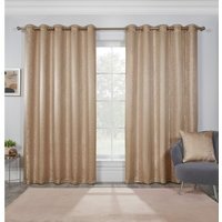 Serene Jacquard Curtain  - Champagne / 168cm / 137cm