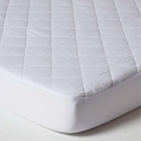 Cot Quilted Waterproof Mattress Protector Pack of 2 - White / Cot Bed - thumbnail 1