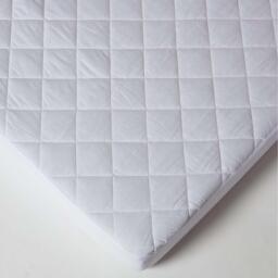 Cot Quilted Waterproof Mattress Protector Pack of 2 - White / Cot Bed - thumbnail 3
