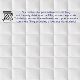 Luxury Anti Allergy Mattress Topper - White / Single - thumbnail 4
