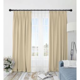 19 mm Extendable Metal Curtain Poles Rods - Gun Metal / 360cm - thumbnail 4