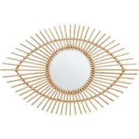 Kensington Townhouse Leather Frame Mirror - Gold