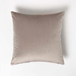 Van Gogh Sunflowers Filled Velvet Cushion - Taupe - thumbnail 3
