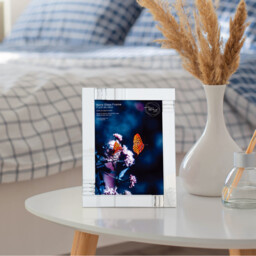 Alora Glass Frame - Silver / 7 x 5 inch - thumbnail 4