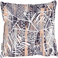 Grey and pink Zebra skin print Cushion - pink / 60cm