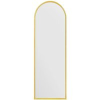 The Arcus Gold Framed Arched Leaner Wall Mirror - Gold - thumbnail 1