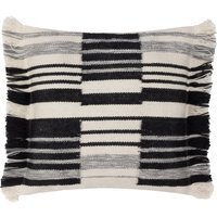 Torode Woven Cushion - Black / Polyester