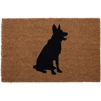 Filta Alsatian Doormat - Brown