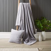 2 Pack Chinchilla Cushion Cover - Grey
