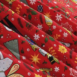 Rich Cotton Festive Nutcracker Red Duvet Set - Red / King - thumbnail 4