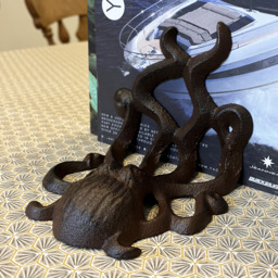Cast Iron Octopus Decorative Bookends (Set of 2) - Bronze - thumbnail 3