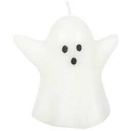 Unscented Ghost Shape Candle - White - thumbnail 4