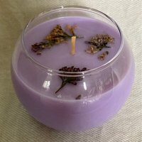 Lilac Scented Organic Wax Bowl Candle - Lilac