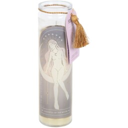 Goddess Tube Scented Jar Pillar Candle - Selene Goddess - Frankincense - thumbnail 4