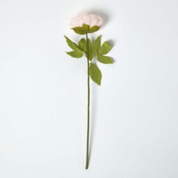 Pale Pink Peony Single Stem 56 cm - Pink - thumbnail 4