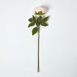 Pale Pink Peony Single Stem 56 cm - Pink - thumbnail 2