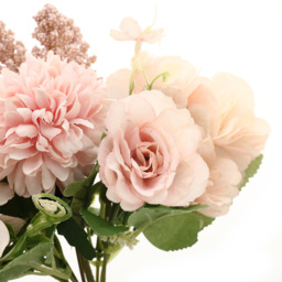 Silk Artificial Flowers for Home Decoration - Pink - thumbnail 4
