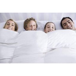10.5 Tog Egyptian Cotton Fabric Luxury Hotel Quality Duvet - White / Super King size - thumbnail 5