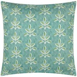 Viola Reversible Outdoor Cushion - Duck Egg Blue - thumbnail 5