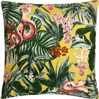 Jungle Snakes Outdoor Cushion Cover - Mustard