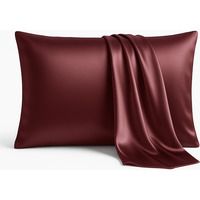 Luxury Silk Housewife Pillowcase - Wine - image 1
