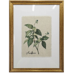 Gold Framed Botanical Flowers Wall Art - thumbnail 2