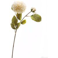 Elegant Accent Faux Flower Dahlia Stem - White - image 1