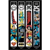 DC Comics Ages Art Print - Multi - thumbnail 1