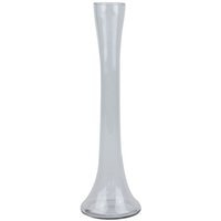 Clear Glass Round Lily Vase 40cm - Clear