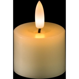 Luxe Natural Glow Led Tealight Candle Set Of 6 - White - thumbnail 2