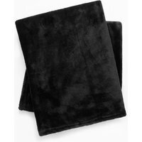 Super Soft Fleece Blanket - Black / Machine Washable at 30 degrees. / 120cm / Small - 120 x 150cm - image 1