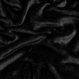 Super Soft Fleece Blanket - Black / Machine Washable at 30 degrees. / 120cm / Small - 120 x 150cm - thumbnail 2