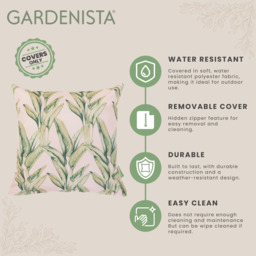 Cockatoo Printed Garden Scatter Cushion Covers - Rubarb Palm / Rubarb Palm / 1 - thumbnail 3