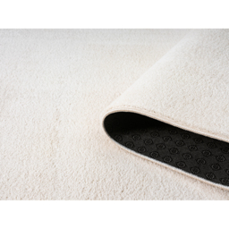 Comfy Washable Low Pile Living Room Plain Area Rug - Cream / 60x100 cm - thumbnail 3