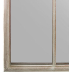 MirrorOutlet The Somerley Extra Large Rustic Metal Chapel Arched Mirror - Stone - thumbnail 4