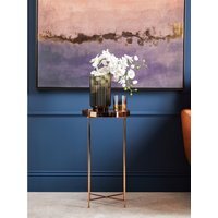 Chiara Small Grey Sand Effect Vase - Glass 100%