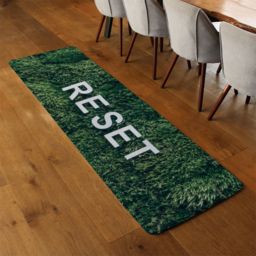 Wellness Reset Designer Runner Rug - Green - thumbnail 3