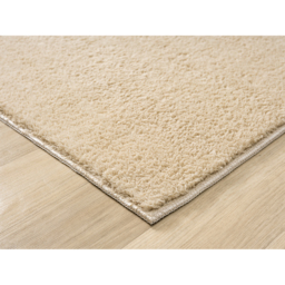 Comfy Washable Low Pile Living Room Plain Area Rug - Light Beige / 60x100 cm - thumbnail 3