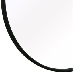 Crown Round Circular Wall Mirror - Black - thumbnail 4