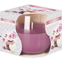Scented Glass Jar Candle Garden SPA - Pink