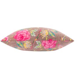 Aviary Cotton Velvet Cushion - Blush Pink / Polyester - thumbnail 2