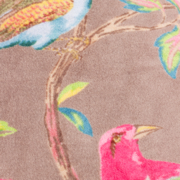 Aviary Cotton Velvet Cushion - Blush Pink / Polyester - thumbnail 3