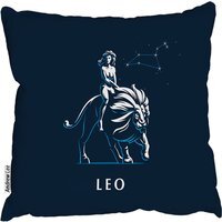 Zodiac Leo Outdoor Comfy Cushion - Blue / 60cm - image 1