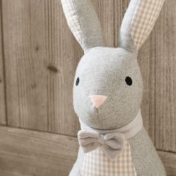 Harvey Hare Herringbone Door Stop - Natural - thumbnail 2
