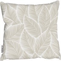 Beige Leaves Outdoor Cushion - Brown / 60cm - thumbnail 1