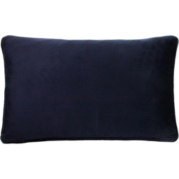Cheetah Forest Velvet Cushion - Navy / Feather - thumbnail 2
