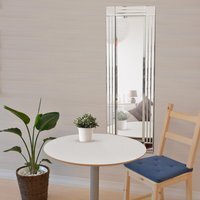 RydalMirrorOutlet Triple Bevel Edge Square Cornered Mirror 120 x 40cm - All glass - image 1