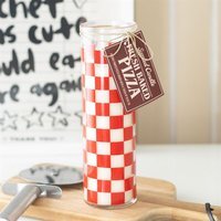 Fresh Baked Pizza Scented Tube Candle Fun Foodie Gift Decor - Red - image 1